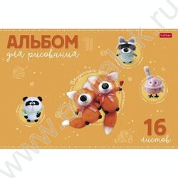 Альбом д/рисования 16л "Вязунчики" /тиснение/ ассорти | Фото 2