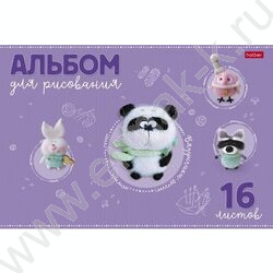 Альбом д/рисования 16л "Вязунчики" /тиснение/ ассорти | Фото 4