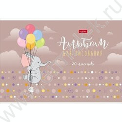 Альбом д/рисования 20л "Воздушное путешествие" /мат.лам./тиснение/ 5видов | Фото 4