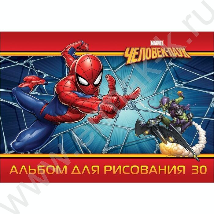 Альбом д/рисования 30л "Человек- паук" ассорти | Фото 2
