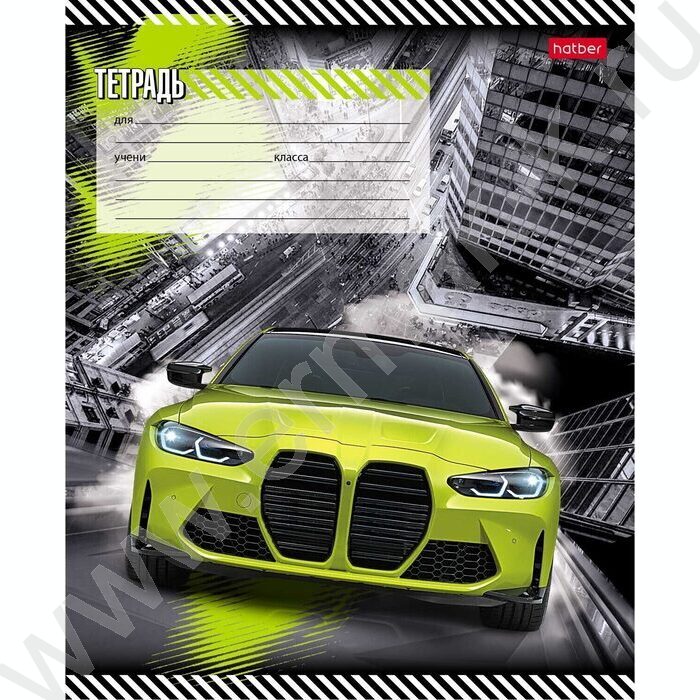 Тетрадь  12л линейка косая с доп.горизонтальной "Автопанорама- Выпуск №2" 5видов | Фото 5
