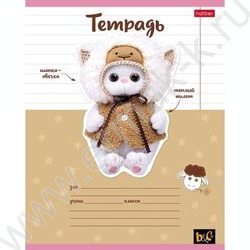 Тетрадь  12л линейка "Кошечка Лили" 5видов | Фото 1