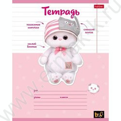 Тетрадь  12л линейка "Кошечка Лили" 5видов | Фото 3