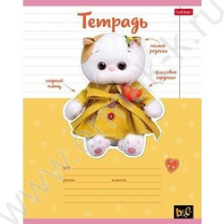 Тетрадь  12л линейка "Кошечка Лили" 5видов | Фото 5