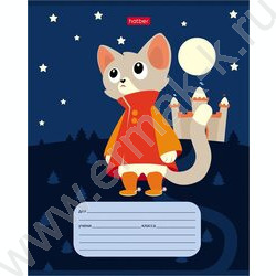 Тетрадь  12л клетка "КотоСказки" 5видов | Фото 1