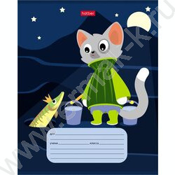 Тетрадь  12л клетка "КотоСказки" 5видов | Фото 3