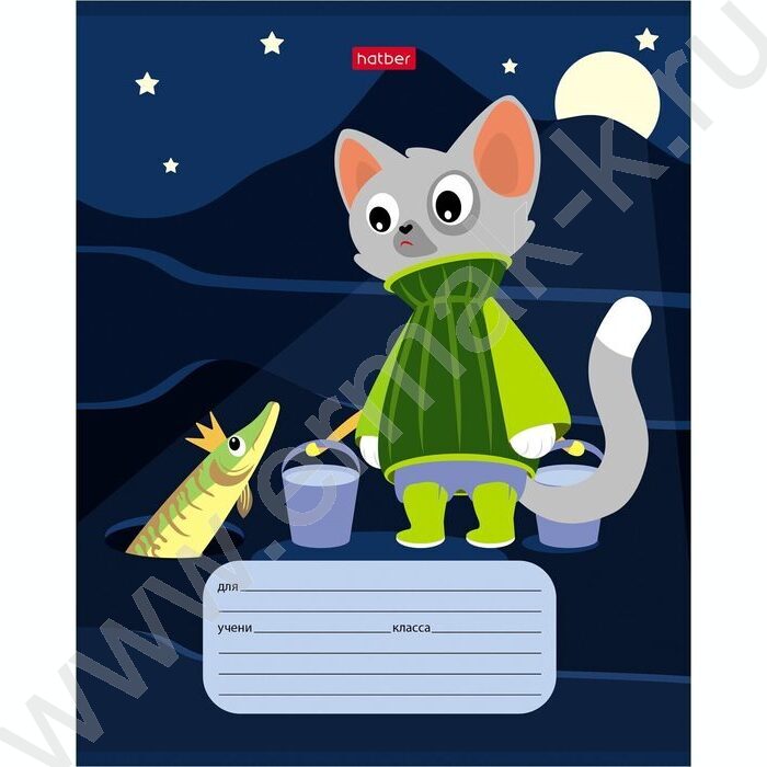 Тетрадь  12л клетка "КотоСказки" 5видов | Фото 3