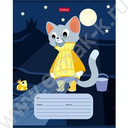 Тетрадь  12л клетка "КотоСказки" 5видов | Фото 5