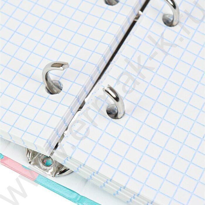 Тетрадь 120л клетка/кольца "Яркие макаруны" /твин-лак/хол.фольга/ | Фото 4