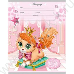 Тетрадь  12л линейка "Королевские кошечки" 5видов | Фото 4