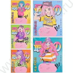 Тетрадь  12л линейка косая "Модницы" 5видов | Фото 1