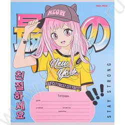 Тетрадь  12л линейка косая "Модницы" 5видов | Фото 5