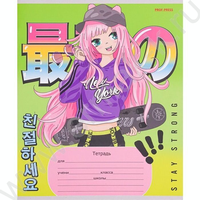 Тетрадь  12л линейка косая "Модницы" 5видов | Фото 7