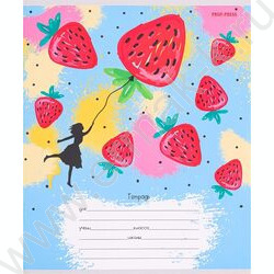 Тетрадь  12л линейка косая "Фруктовые зарисовки" 5видов | Фото 6