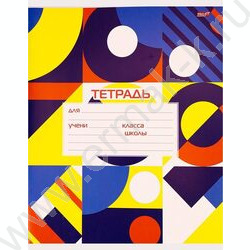 Тетрадь  18л клетка "Цветная абстракция" 5видов | Фото 2