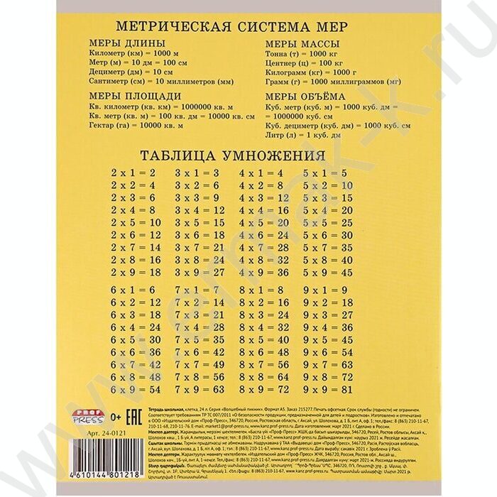 Тетрадь  24л клетка "Волшебный пикник" 5видов | Фото 8