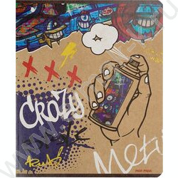 Тетрадь  48л клетка "Клевое граффити" /крафт/ 5видов | Фото 7