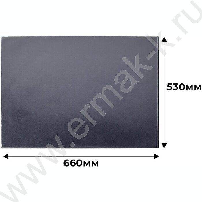 Накладка на стол 53*66см черная с верхним прозр.листом | Фото 4