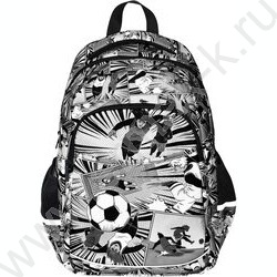 Рюкзак школьный Футбол манга полиэстер, сублимационная печать, 1 отделение (-я), молния, тип спи | Фото 2