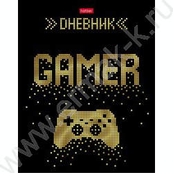 Дневник 1-11кл. /тв.обл./мат.лам./3D фольга "Золотой джойстик" | Фото 1