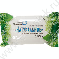 Мыло туалетное "Натуральное" 100г /флоу-пак | Фото 1