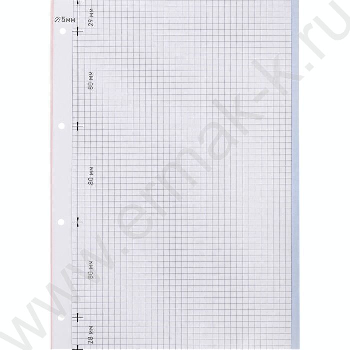 Сменный блок А4  80л универсальная перфорация/многоцветный срез | Фото 6