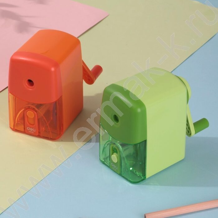 Точилка механическая 1 отверстие пластик /ассорти | Фото 2