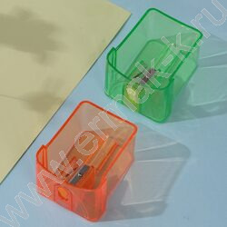 Точилка механическая 1 отверстие пластик /ассорти | Фото 7