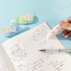 Корректирующая лента 5мм*12м /корпус - ассорти, блистер, европодвес | Фото 6