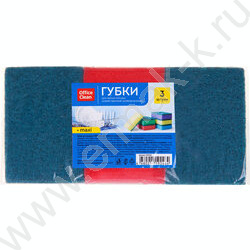 Губка для мытья посуды "Maxi" /9*6,5*2,7см  3шт/уп | Фото 2