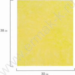 Салфетка из вискозы 30*38см /набор 5шт. /универсальные, желтые | Фото 2
