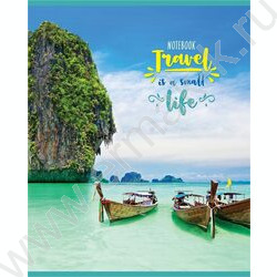 Тетрадь  48л клетка "Жизнь-приключение" (блок эконом) | Фото 1