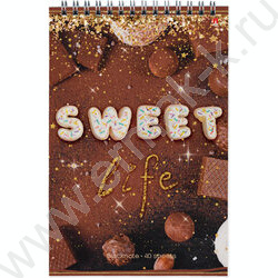 Блокнот  40л А5 спираль "Sweet life" ассорти | Фото 4
