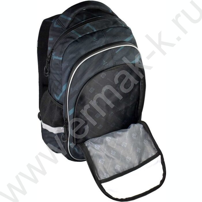 Рюкзак школьный Пингвин-сноубордист полиэстер, сублимация, 1 отделение (-я), молния, тип спинки: | Фото 6