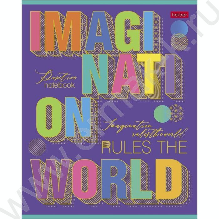 Тетрадь  80л клетка "Живи настроением!" /мат. ламин.3D фольга,3D лак/ ассорти | Фото 5