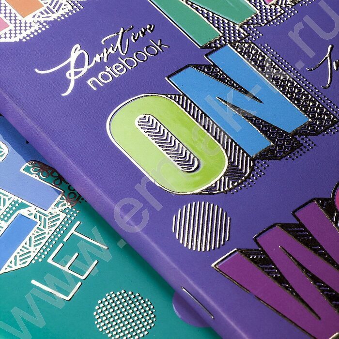Тетрадь  80л клетка "Живи настроением!" /мат. ламин.3D фольга,3D лак/ ассорти | Фото 6