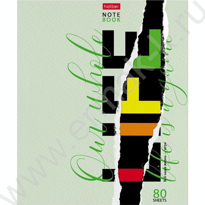 Тетрадь  80л клетка "О главном!" /лак/ ассорти | Фото 5