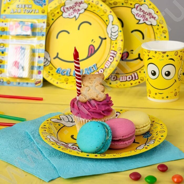 Свечи д/торта с держателями 6см 24шт/уп | Фото 3