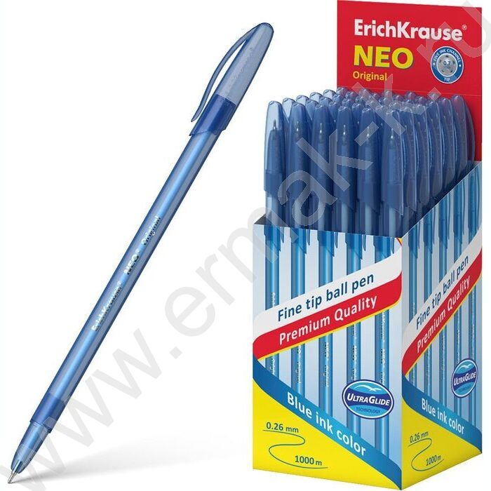 Ручка шар Neo® Stick Original 0,7мм, синяя /цвет корпуса - матовый синий | Фото 2