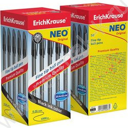 Ручка шар Neo® Stick Original 0,7мм, черная /цвет корпуса - матовый черный | Фото 4