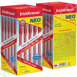 Ручка шар Neo® Stick Original 0,7мм, красная /цвет корпуса - матовый красный | Фото 4