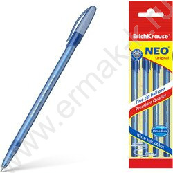 Ручка шар /набор  4шт/ Neo® Stick Original 0,7мм, синяя | Фото 2