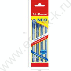 Ручка шар /набор  4шт/ Neo® Stick Original 0,7мм, синяя | Фото 5