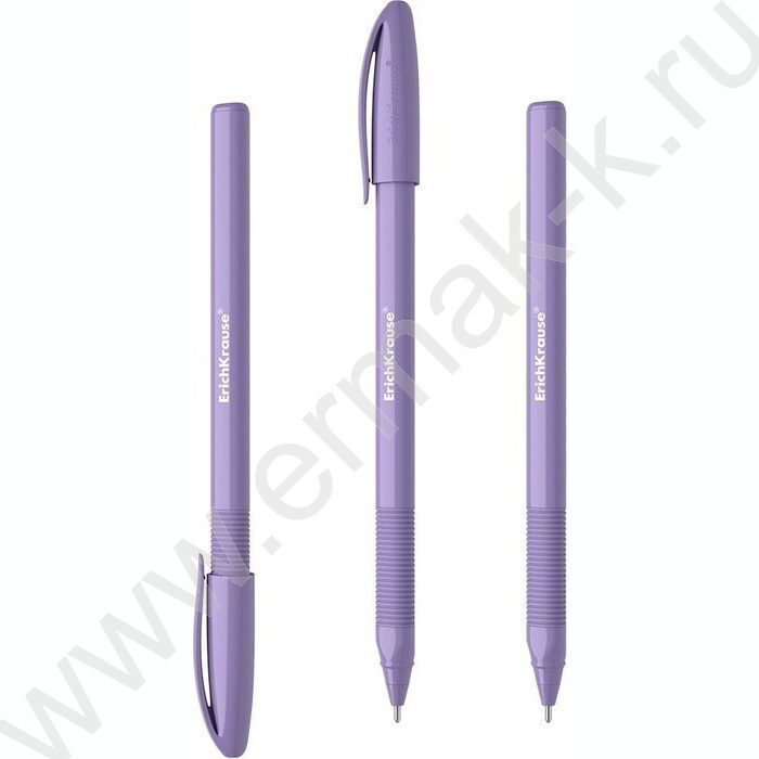 Ручка шар U-109 Stick&Grip Pastel 0,7мм, синяя /форма корпуса - треугольна | Фото 2