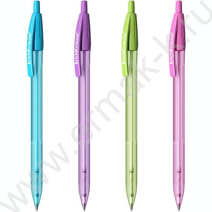 Ручка шар авт R-301 Matic Spring 0.7мм, синяя /корпус ассорти | Фото 1