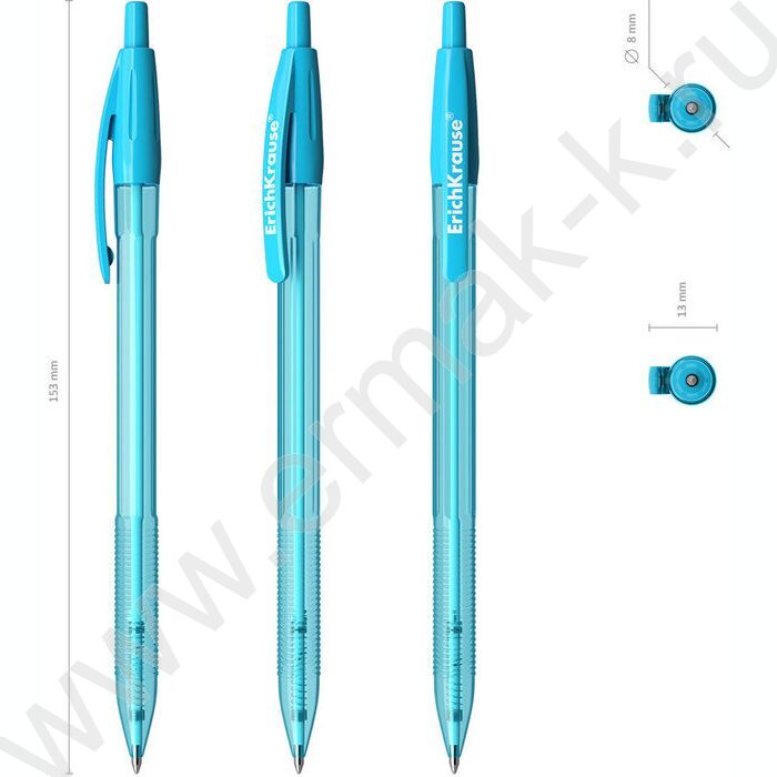 Ручка шар авт R-301 Matic Spring 0.7мм, синяя /корпус ассорти | Фото 4