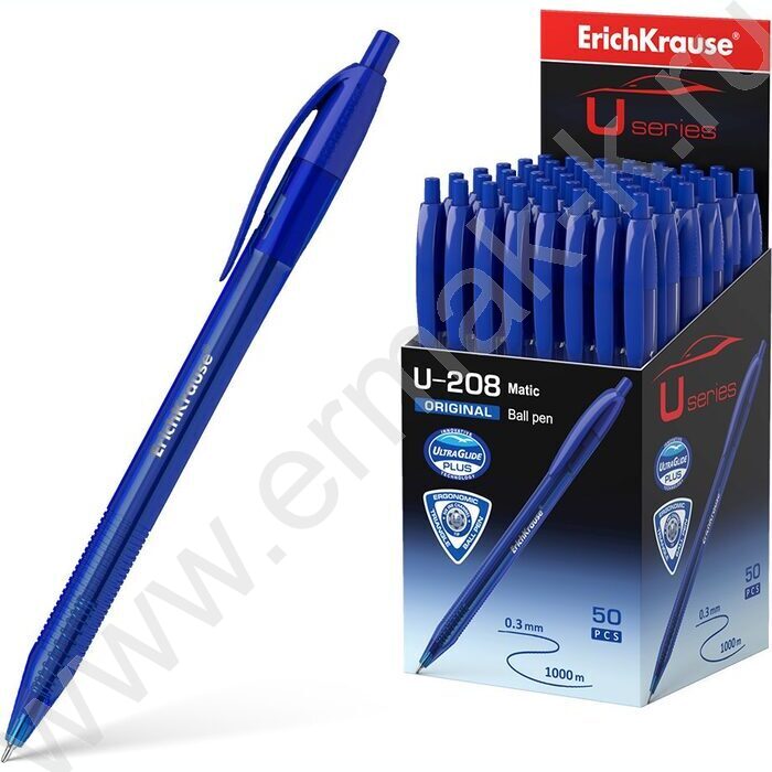 Ручка шар авт U-208 Original Matic 1.0мм синяя | Фото 2