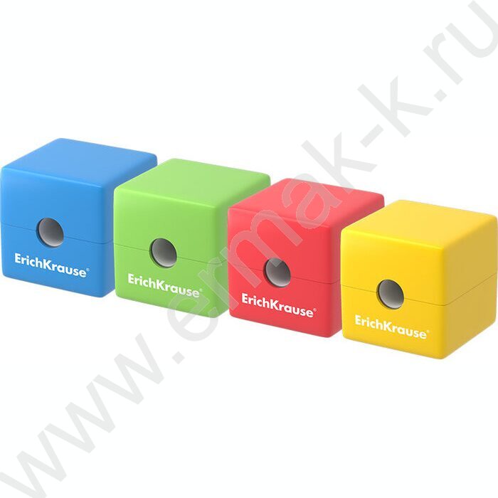 Точилка 1отв. пластик/с контейнером/ S-Cube ассорти | Фото 2