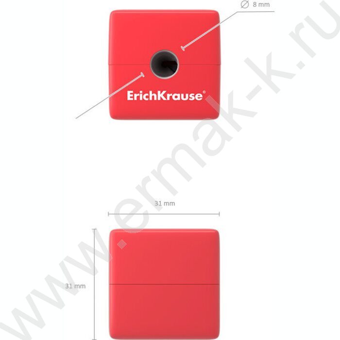 Точилка 1отв. пластик/с контейнером/ S-Cube ассорти | Фото 4