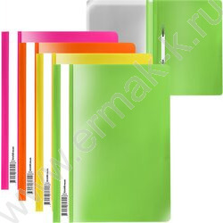 Скоросшиватель пл  Fizzy Neon /ассорти | Фото 1